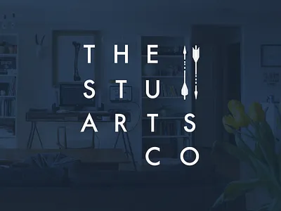 The Stuarts Co. arrow brand futura logo square