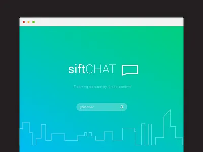 Landing Page gradient landing page logo