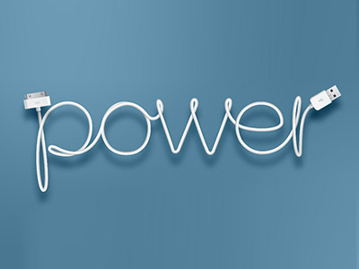 power graphicdesign lettering power typography