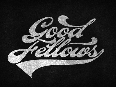 Good Fellows lettering logo logotype