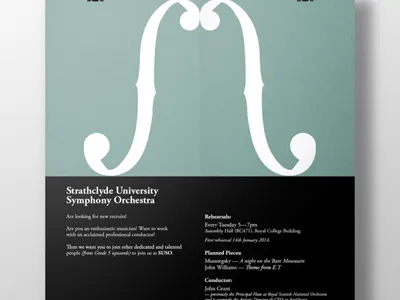 SUSO Poster graphicdesign grid layout minimal poster typography