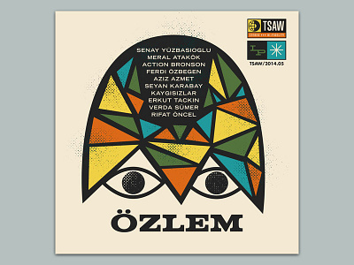 Özlem album cover anadolu rock illustration mixtape ten songs a week tsaw