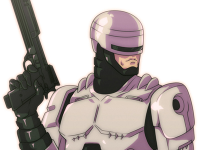 Anim80's #2: Robocop 80s anime cartoon comic book illustration manga robocop