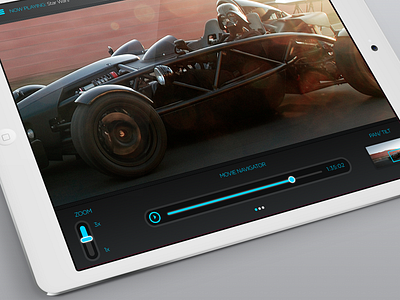 RTi Movie Player app controls ios ipad movies player streaming ui ux video