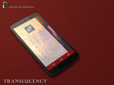 TRANSLUCENCY android theme themer beta ui