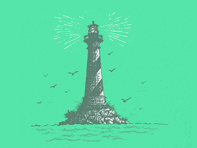 Beacon Meditation beacon coast illustration lighthouse meditation steadfast