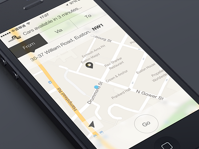 Addison Lee iOS7_C ios7 iphone taxi