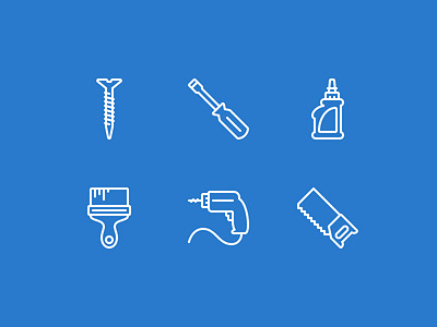 DIY icons diy icons tools