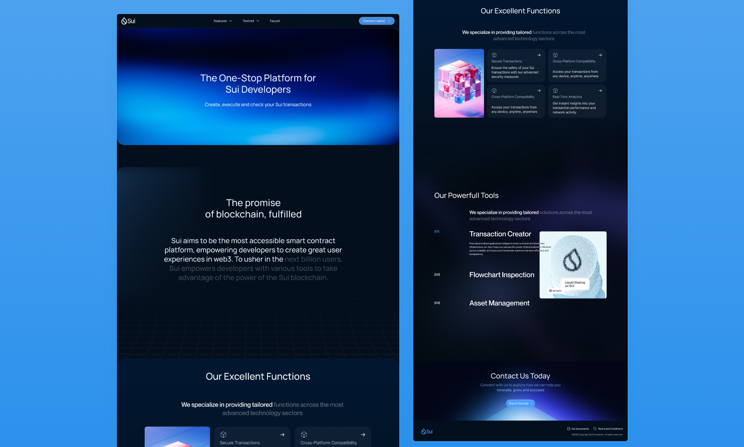 Example of Design Professional UI UX Website/ App