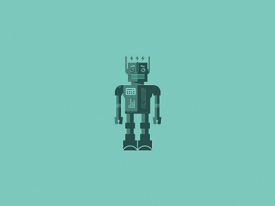 Robot design illustration robot