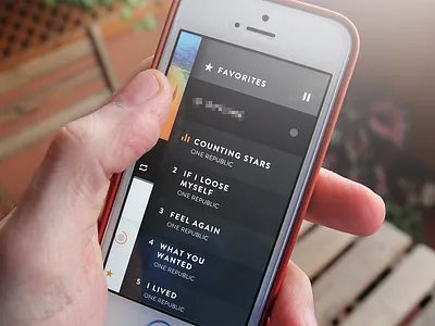 Cassette - favorite list app ios list music songs ui yuju