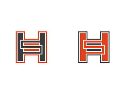 Logo Redesign gray h logo orange redesign s
