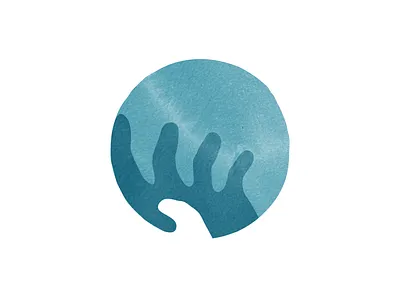 Blue Orb ball hand hold orb