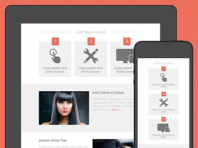 Another View of "Rama" branding campaign monitor design email email design email marketing email template mailchimp marketing psd template ui