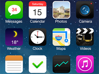 Animated icon animated animation dock home ios screen