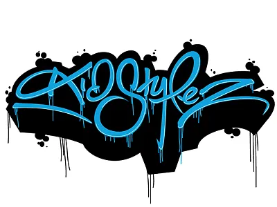DJ Kidstylez graffiti hand lettering illustration lettering