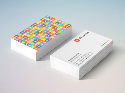 Blackboard Business Cards blackboard branding bright business business cards cards colorful pattern print rebrand school simple