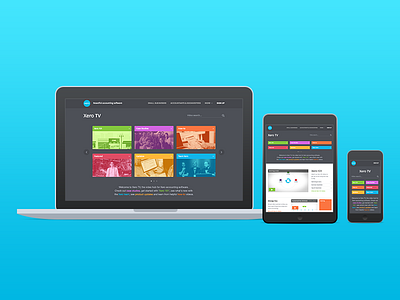 Xero TV accounting business responsive software training tv xero