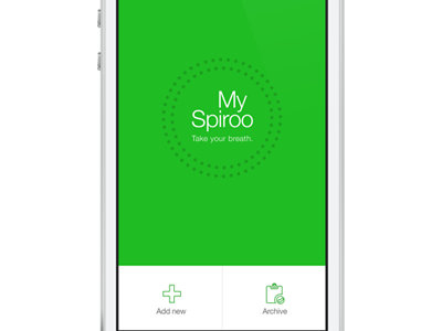 MySpiroo - medical device concept app applications concept design device medical