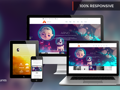 Arno - Multipurpose HTML Template agency marketing multipurpose parallax photography portfolio professional responsive shortcodes template themeforest web design