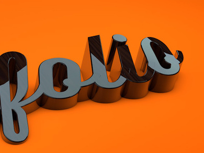 3D Typo c4d