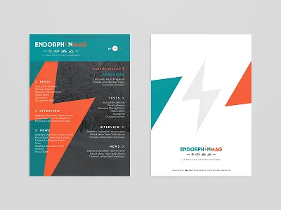 Mag Endorphinmag booklet cover mag magazine sports thunder