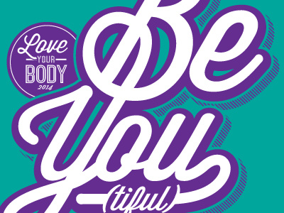 Love Your Body Day 2014 shirt typography unc charlotte