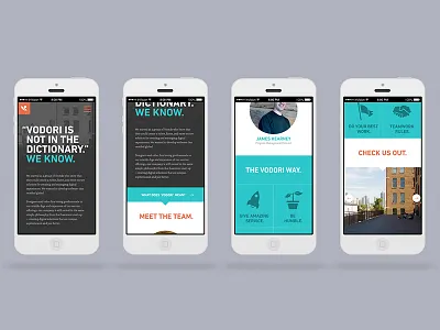 Vodori About Us page about us agency chicago marketing mobile site vodori website