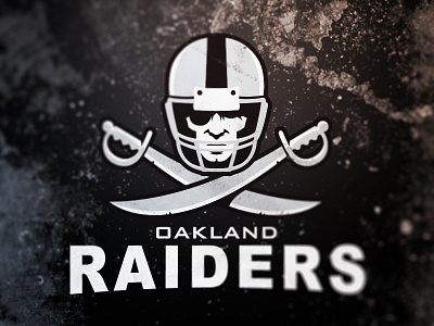 Oakland Raiders football logo sports