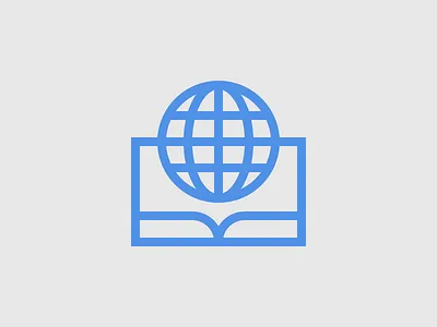 Globe Logo book edition globe logo mark mid century newspaper paper text universal world