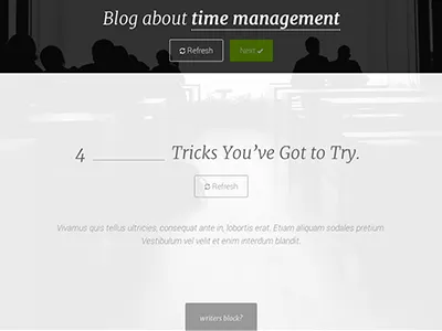 App in the Works Concept: 2 content web app
