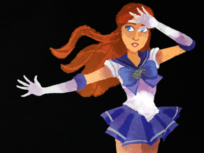 Sailor Sansa concept art design game of thrones illustration sailor moon