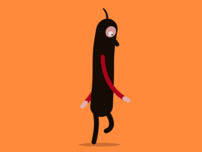 "human penguin" walk cycle animation gif penguin walk cycle