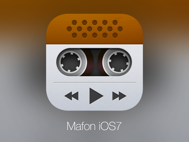 Example of Mafon icon for iOS7