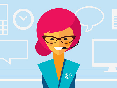 clearlycontacts.ca Rep characters clearlycontacts eyewear illustration vector