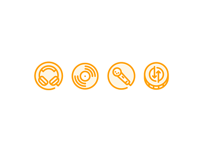 Amplynx - Homepage Icons audio homepage icons illustration music