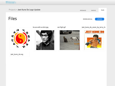 File Manager bruce lee files thumbnails