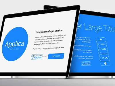 Web Intro blue home homepage sign up web