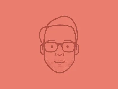 Uber Nerdz illustration line portrait self selfie shading