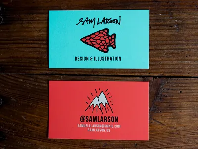 Business Cards arrowhead branding business card