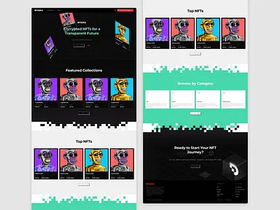 NFT Marketplace nft marketplace ui website design