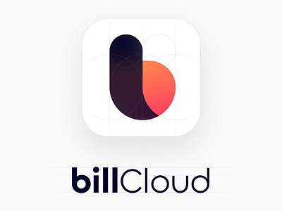 BillCloud - Logo branding fintech logo pixel saas scream trademark typography