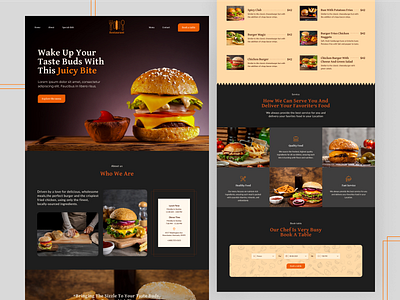 Restaurant website branding burger web design cleanui food website foodindustry foodlovers interactivemenu interfacedesign modernui productdesign restaurantui restaurantwebsite uiux uiuxinspiration ux experience uxtrends visual design webdesign webdesigntrends webinteraction