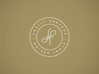 Shelly Fortune Event Design logo monogram seal sf