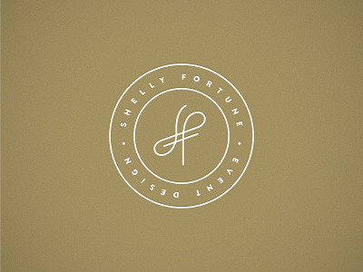 Shelly Fortune Event Design logo monogram seal sf