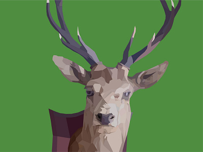 A Beautiful View animal geometric illustration rural vector
