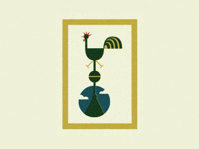 Rooster Weathervane illustration rooster weathervane