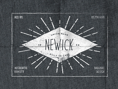 Newick background branding clothing grunge insignia label logos retro template texture vector vintage