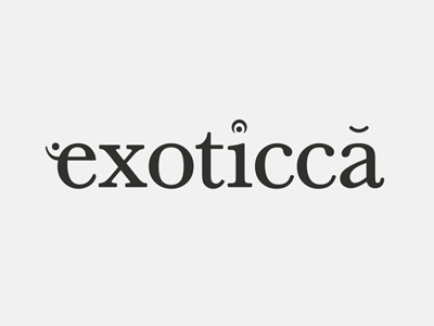 Exoticca logo brand logo logotype vector