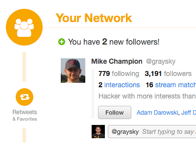 Your Network feed hubspot social inbox